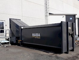 HABA separata avfallskomprimatorer