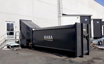HABA separata avfallskomprimatorer