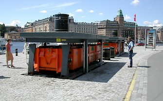 HABA MEGA underground waste system STOCKHOLM SWEDEN
