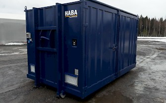HABA hazardous waste container